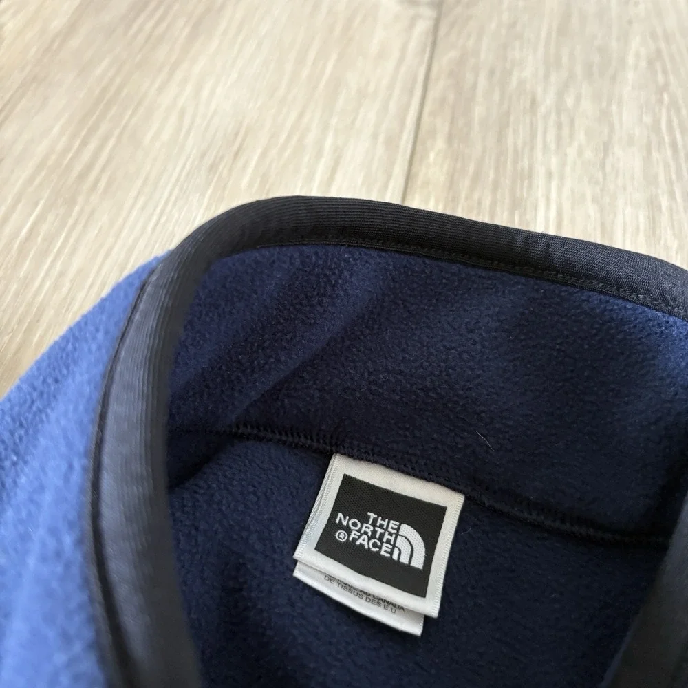 THE NORTH FACE Full Zip Blue Fleece Vest Mens XXL